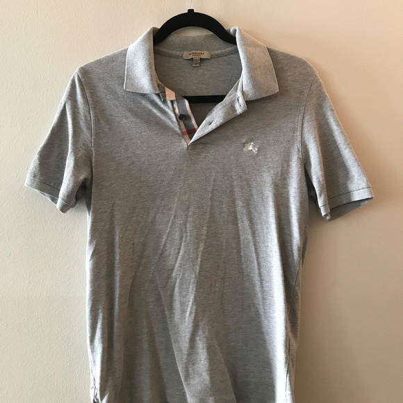 BURBERRY polo, grey - Picture 1 of 3